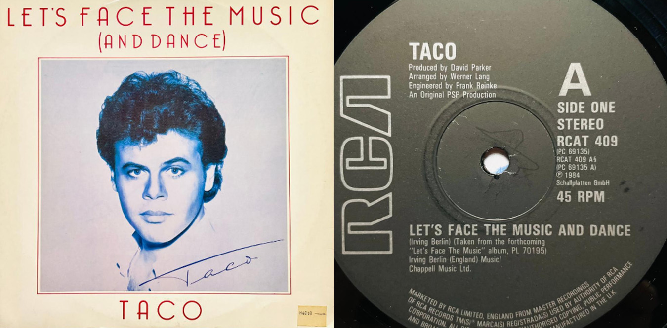 Taco – Let's Face The Music (And Dance) Sayonara ('Til We Meet Again)
